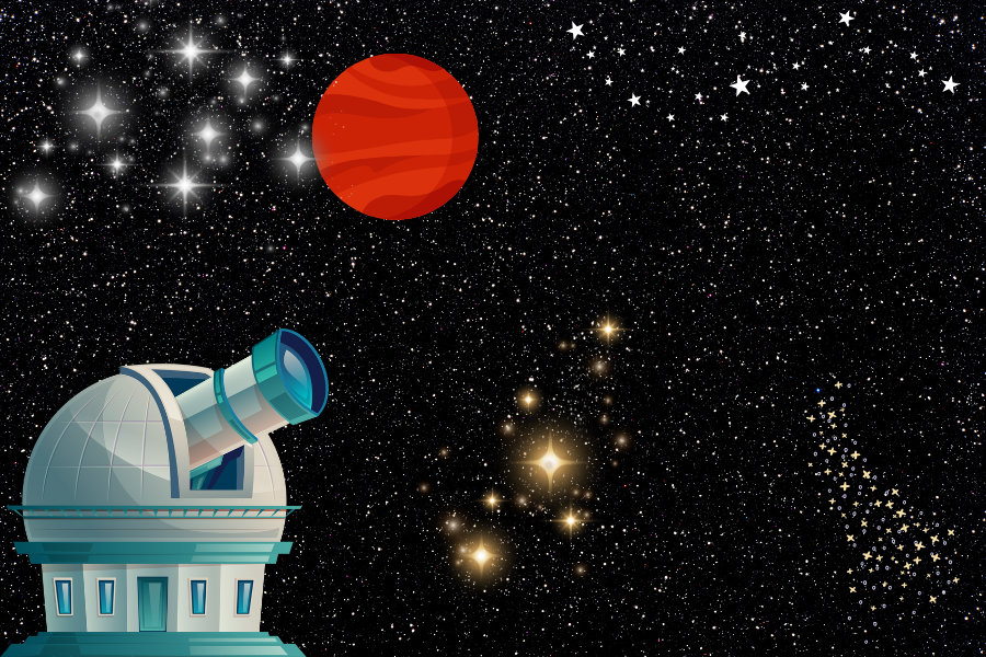 Dark sky full of stars